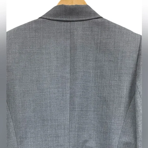 Antonio Melani Three Button Blazer Jacket Gray Size 14 - Picture 4 of 7